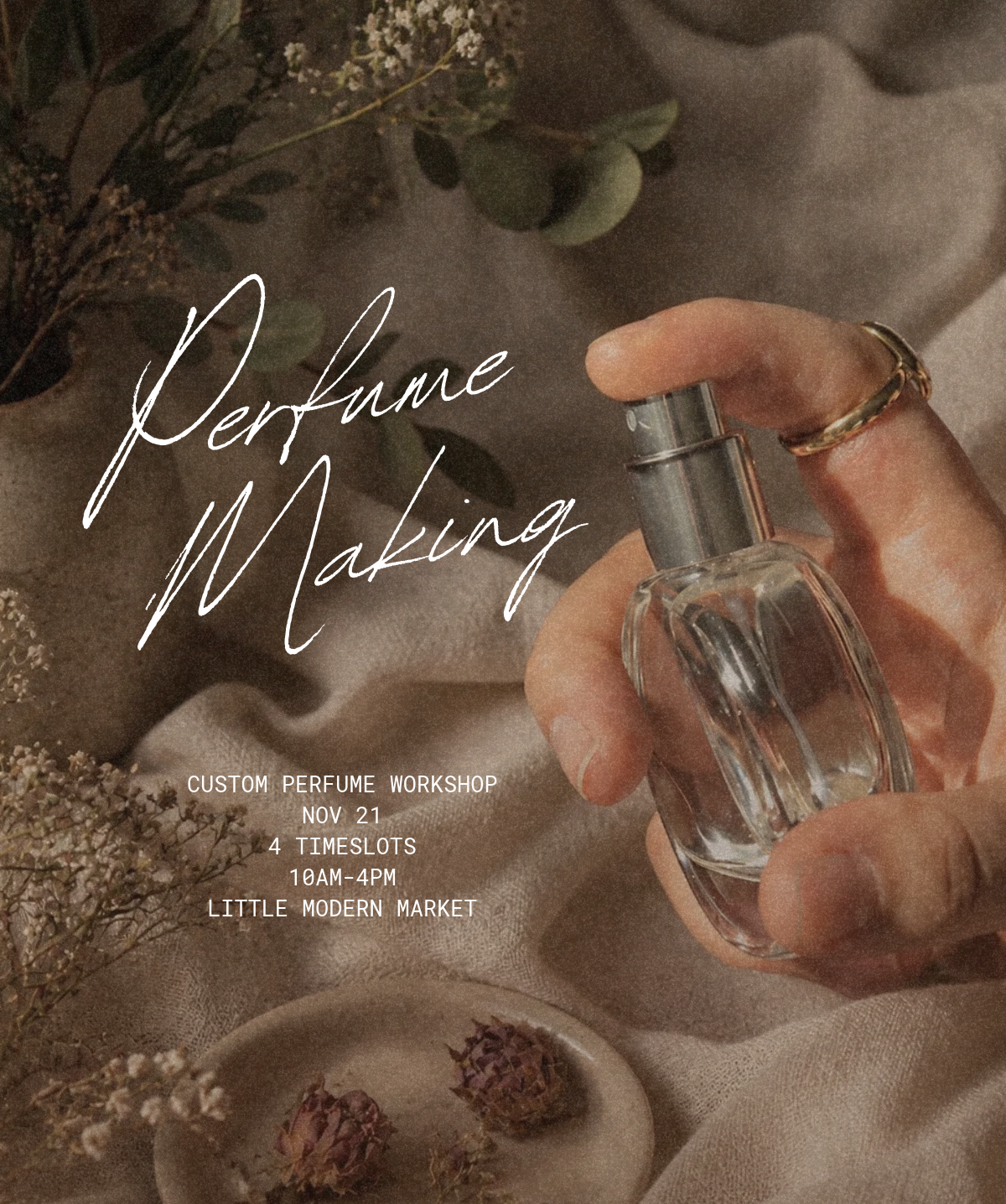 Perfume-Making Workshop - Little Modern Market Pop Up | November 2026